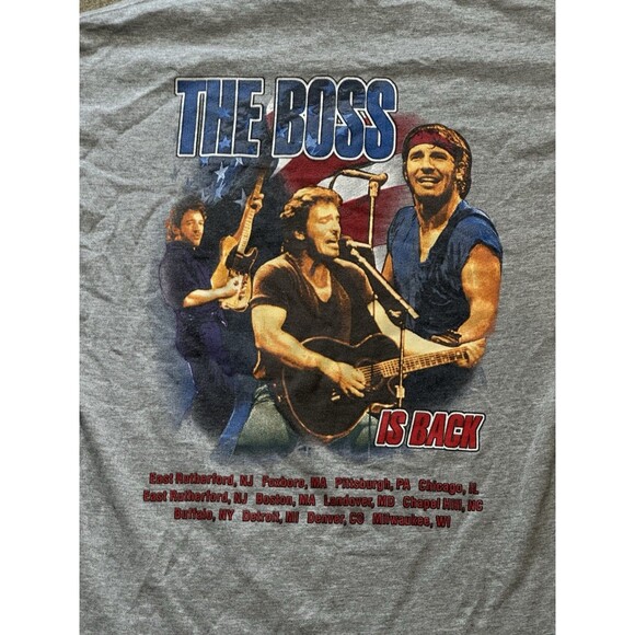 Vintage 2003 BRUCE SPRINGSTEEN & THE E STREET BAND "THE RISING" Concert‎ T-Shirt - Picture 5 of 6